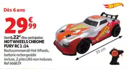 Auchan HOT WHEELS CHROME FURY RC 1:14 offre