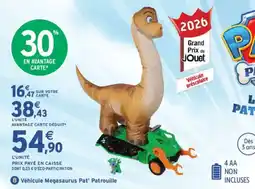 Intermarché Pat' Patrouille Megasaurus offre