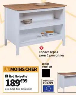 Conforama Îlot Noisette offre