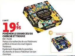 Auchan Pokémon Le grand jeu du cherche et trouve offre