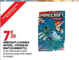 Auchan MINECRAFT LE MANGA OFFICIEL offre