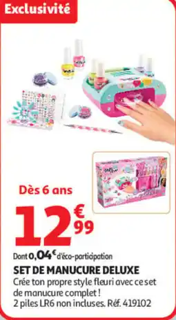 Auchan SET DE MANUCURE DELUXE offre