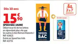Auchan SPEED BAC JAUNE offre