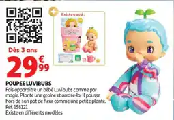 Auchan LUVIBUBS POUPEE offre