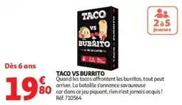 Auchan TACO VS BURRITO offre