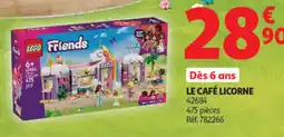 Auchan LEGO Friends LE CAFÉ LICORNE offre
