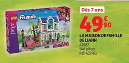 Auchan LEGO Friends LA MAISON DE FAMILLE DE LIANN offre