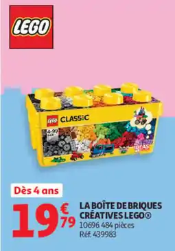 Auchan Lego la boîte de briques créatives offre