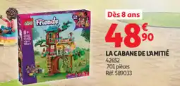 Auchan Lego friends la cabane de l'amitié offre