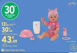 Intermarché Baby born Emma offre