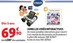 Auchan Vtech Jumelles vidéo interactives offre