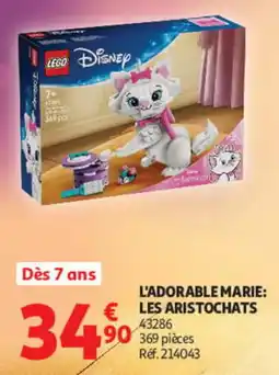 Auchan LEGO Disney L'ADORABLE MARIE: LES ARISTOCHATS offre