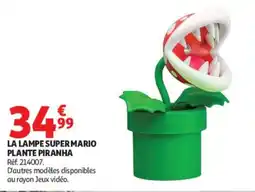 Auchan Super Mario Plante Piranha offre