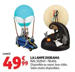 Auchan LA LAMPE DIORAMA offre