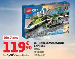 Auchan LEGO CITY LE TRAIN DE VOYAGEURS EXPRESS offre