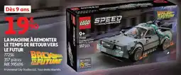 Auchan LEGO SPEED CHAMPIONS Time Machine from Back to the Future offre