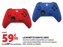 Auchan XBOX LA MANETTE SANS FIL offre