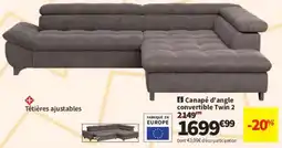 Conforama Canape d'convertible twin 2 offre
