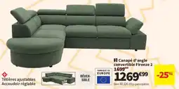 Conforama Firenze 2 Canapé d'angle convertible offre