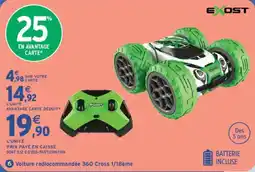 Intermarché EXOST Voiture radiocommandée 360 Cross 1/18ème offre