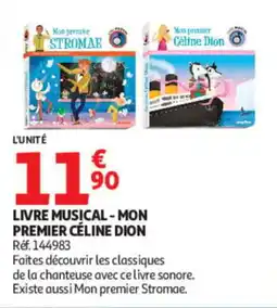 Auchan PlayTime Mon premier Céline Dion offre