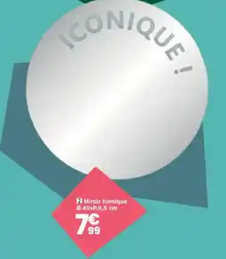 Conforama Iconique Miroir offre