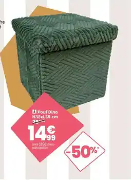 Conforama Pouf Dino offre