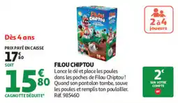 Auchan Filou Chiptou offre