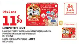 Auchan LE LYNX MON PREMIER LYNX offre