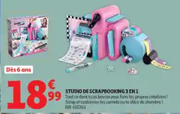 Auchan Style Ever Studio de scrapbooking 3 en 1 offre