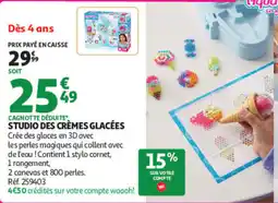 Auchan Studio des crèmes glacées offre