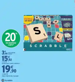 Intermarché Scrabble offre