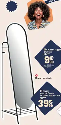 Conforama Miroir psyché Evann offre