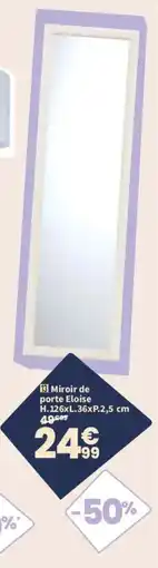 Conforama Miroir de porte Eloise offre