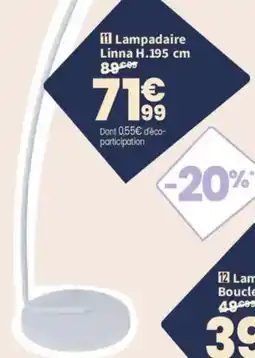 Conforama Lampadaire Linna offre