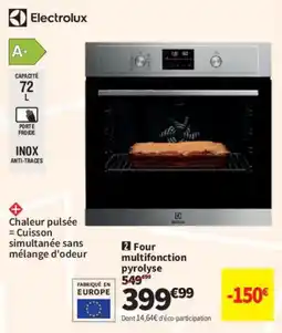 Conforama Electrolux Four multifonction pyrolyse offre