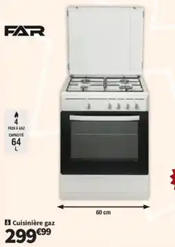 Conforama FAR Cuisinière gaz offre