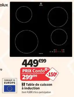 Conforama olux Table de cuisson à induction offre