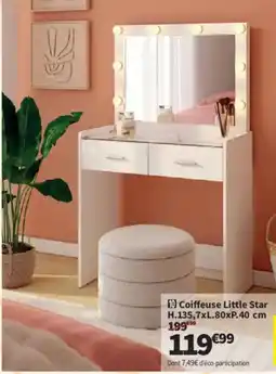 Conforama Coiffeuse Little Star offre