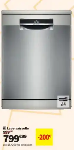 Conforama BOSCH Lave-vaisselle offre