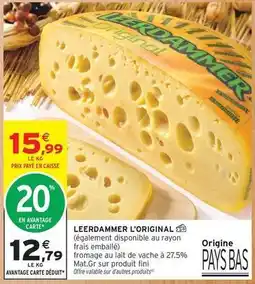 Intermarché Leerdammer - l'original offre