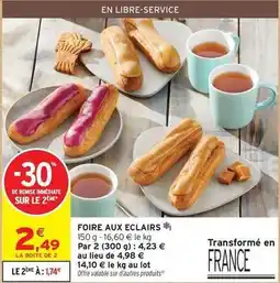 Intermarché Foire aux eclairs offre