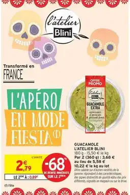 Intermarché L'atelier blini - guacamole offre