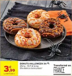 Intermarché Donuts - halloween x4 offre