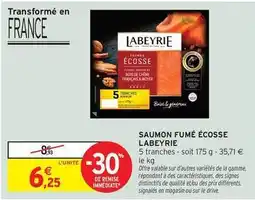 Intermarché Labeyrie - saumon fumé écosse offre
