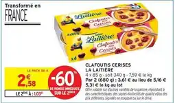 Intermarché La laitière - clafoutis cerises offre