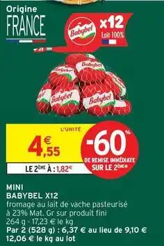 Intermarché Babybel - mini offre