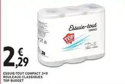 Intermarché Clas - essuie-tout compact 3=9 rouleaux siques offre