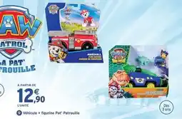 Intermarché Marshall - véhicule + figurine pat' patrouille offre