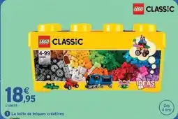 Intermarché Lego - la boîte de briques créatives offre